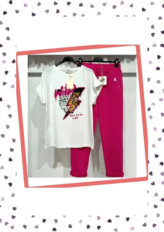 T-shirt 🐅 Wild - Tamanho Único - Novo - Rosa Fúcsia – photo 4